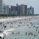 Myrtle Beach in South Carolina on July 4, 2020.